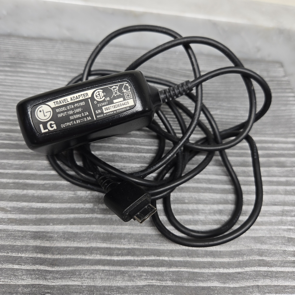 LG Travel‎ Adapter Wall Charger Model STA-P51WD Black